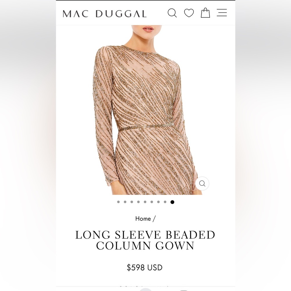 Mac Duggal dress new